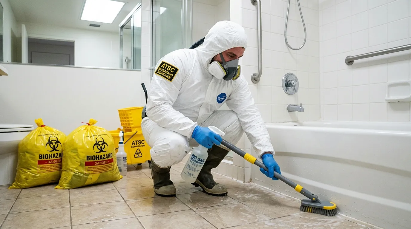 Decontamination equipment deployed for Blood Cleanup in West Sacramento